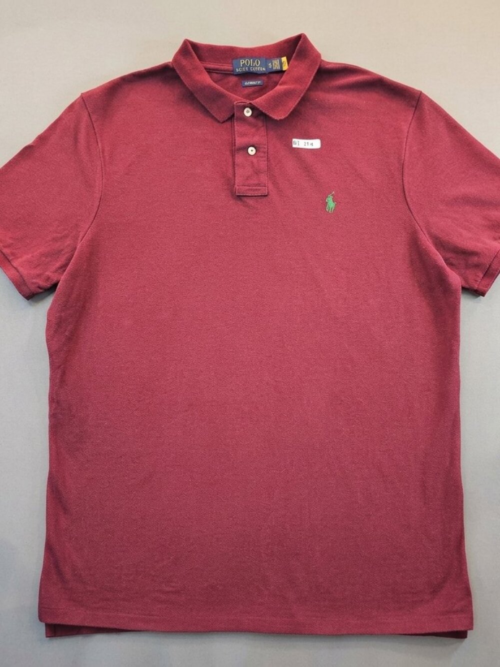Polo Ralph Lauren Classic Fit Men's Polo Shirt - Ruby Red Heather - Size XL